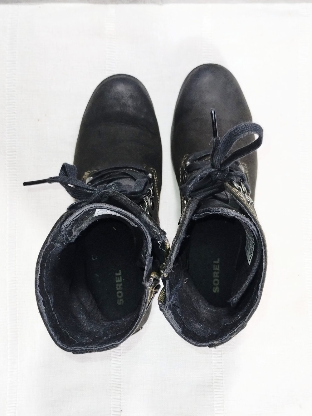 Sorel Emelie Conquest Combat Boot Military Style Size 8 Waterproof Rugged - Picture 7 of 8